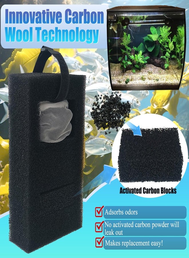 PurifyLogix Upgraded Aquarium Filter Media Kits for Fluval SPEC 3/5 Gal, for EVO 5 Gal, for Flex 9 Gal Desktop Aquarium, A1375, Includes Carbon Filter, Foam Filters, 1 Ceramic Rings, 1 Filter Cord - Image 4